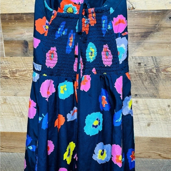 American Eagle Outfitters floral sun dress pockets party fit and flare rare 8 - Picture 4 of 5